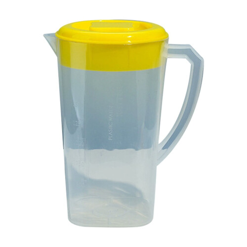 Πλαστική κανάτα 81oz με καπάκι, καράφα για ζεστά/κρύα ροφήματα, λεμονάδα, χυμό,