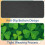 Mouse Pad Clover Leaves με αντιολισθητική βάση από καουτσούκ, τετράγωνο υπόστρωμα 8,3'' x 9,8'' 4