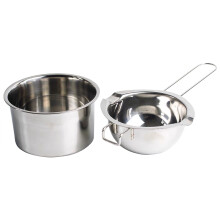 Tanuke DIY Silikonform unter 10 , 1 Set Doppelkessel-Schokoladentopf aus Edelstahl, Schokoladenschmelztopf, 1 Set Schmelztopf