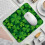 Mouse Pad Clover Leaves με αντιολισθητική βάση από καουτσούκ, τετράγωνο υπόστρωμα 8,3'' x 9,8'' 2