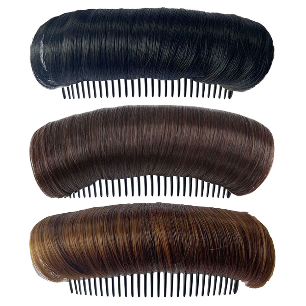 3 Pcs Hair Extension Padding Accessory Invisible Fluffy Curly Wig Roots Miss High Temperature Wire