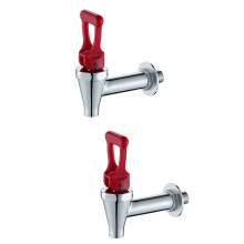 2 Stück Gewerbe-Wasserhahn Kupferhahn Krankenhausfass Kaffeefass Universal-Wasserhahn Silber (Typ B Kupferhahn 1/2 Zoll)