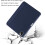 Capa compatível com iPad Pro de 11 polegadas (4ª/3ª/2ª geração) 2022/2021/2020 com suporte para Apple Pencil [Compatível com Apple Pencil de 2