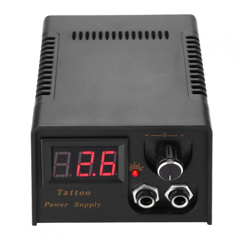 Tattoo Power Supply with Automatic Voltage Conversion, Stable Output, Compact British Flag Design