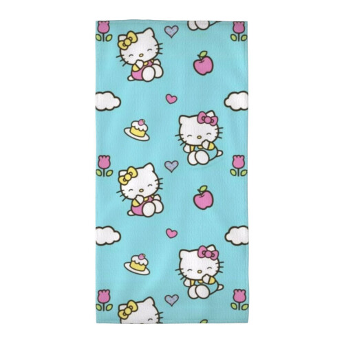 Πετσέτες χεριών Hello Kitty για μπάνιο, πετσέτα μπάνιου/προσώπου, μαλακές, 1