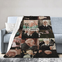 Draco Malfoy dísztakarók plüss utazótakarók hálószoba nappali kanapé iroda