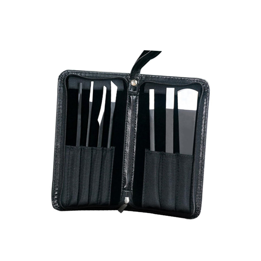 7 Piece Professional Pedicure Tool Set for Ingrown Toenails with Cuticle Remover and Nail File