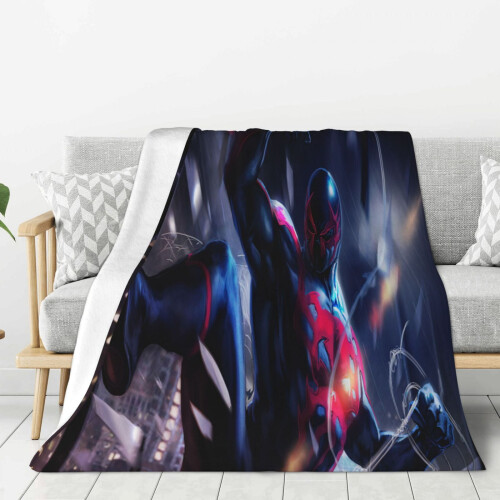Blaincéad Lomra Spider-Man - Blaincéad Caithimh Thar a Bhog, Gnéithe Leapa do Pháistí - Thar a Bhog 60"X50"