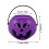 6 τεμάχια κουβάς κολοκύθας για το Halloween 2,8*2,1 ίντσες, φορητός κουβάς με κολοκύθα, 3