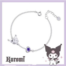 Naszyjnik Kuromi Sanrio, wykwintna biżuteria dla dziewczyny i najlepszej przyjaciółki, zawieszki do bransoletek, anime, prezent na Halloween