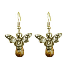 HANXIULIN Retro-Ohrringe mit kleinen Bienen, Hängeohrringe, tropfenförmige Ohrringe, Schmuckgeschenke für Damen