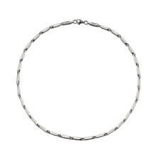 Collana a catena Mornei, catena per clavicola, elegante, in acciaio al titanio, gioielli alla moda, accessori, 50 cm