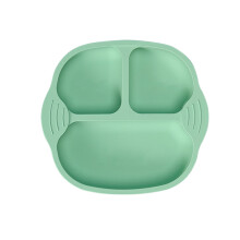 Tráidire Dinnéir Silicone Hiroekza do Pháistí, Comhoiriúnach le Bonn Súchán, Dearadh Sábháilte & Éasca le Glanadh, Oiriúnach le húsáid