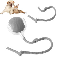 Bola rolante viral Chewy, brinquedo interativo inteligente de rolagem automática 360 para cães e gatos, compatível com brincadeiras em ambientes