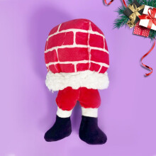 Brinquedo para cães Sawpy com guincho silencioso, pelúcia macia e durável, resistente a mordidas e com costuras reforçadas, tamanho médio.