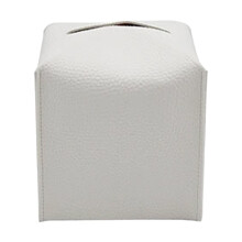 Tissueboxhoes van PU-leer, vierkante decoratieve organizer voor op tafel en in de badkamer, compatibel met Elapind