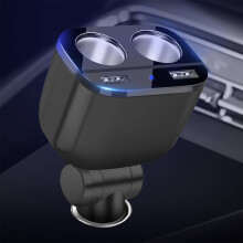 Încărcător auto pentru telefon, încărcător rapid de 4,88 * 2,44 inci, cu un port de încărcare USB pentru două orificii de alimentare pentru