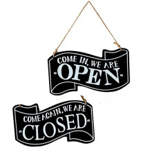 Begine Address Sign Clearance,Double-Sided Wooden Doorplate Home Wall Decoration Hanging Black,1Pc Double-Sided Wooden Doorplate