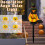 Fankiway Solar Εξωτερικός Κήπος Halloween -o'-lantern Ρητίνη Χειροτεχνίες Κήπου Διακόσμηση 5