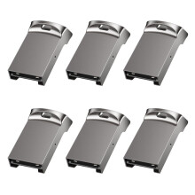 6x Mini TF-kaartlezer USB-kaartlezer voor computers, TF-kaartgeheugenkaartlezeradapter met LED-indicator voor computer en auto-audio