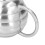 Gießkanne aus Edelstahl 400 ml Silber 9