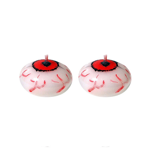Κεριά για Halloween Djunllk2Pcs Πλωτά Κεριά με Ματιά Διακοσμήσεις για Halloween, Σετ Δώρων