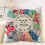 Almofada decorativa com frases sobre amizade, design retrô, patchwork e renda, ideal para quarto, sala de estar e sofá. Presente perfeito com 4