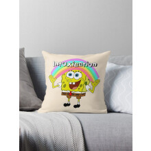 ASPORIC SpongeBob Intoxication Faces - Fețe de pernă decorative pentru canapea, model Farmhouse Home Decor