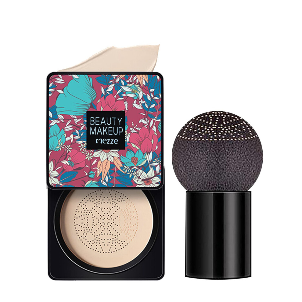 Air Cushion BB Cream Waterproof  Coverage Cushion Foundation Natural Moisturizing for Dry Skin
