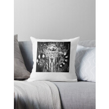 AIVO cadou amuzant pentru film Beetlejuice desene animate cadou pentru fan arunca pernă huse cazuri pernă husă canapea 16x16inch două fețe