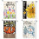 Sm: )e12x18inch Saisonale Gartenflagge, doppelseitig (4er-Pack) 1