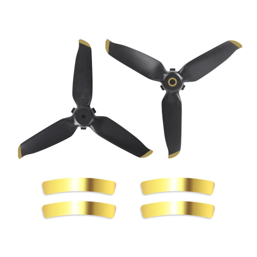 YiFudd Quick Release5328S Ανταλλακτικές λεπίδες προπέλας + αυτοκόλλητο για FPV Drone