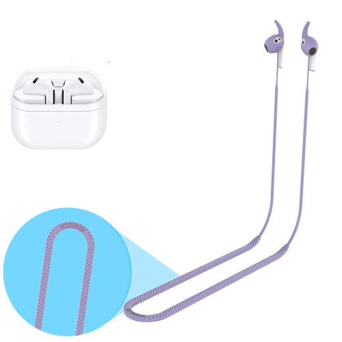 Λουράκι Anti-Lost για συμβατότητα με Samsung Galaxy Buds3, μαλακή θήκη για κορδόνι λαιμού από 1
