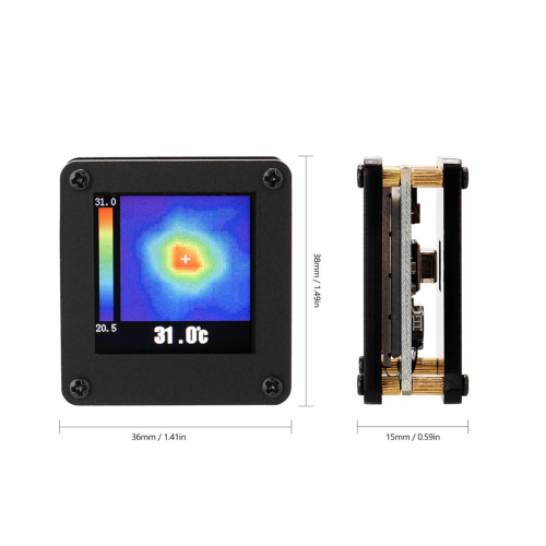 Termografisensor Termografkamera AMG8833 Infrarød termografisensor Array Temperatursensor 7M Deteksjonsavstand 1