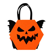 ¡Regalos para niños! Bolsas de dulces de Halloween Djunllk, ideales para pedir dulces, artículos y decoraciones reutilizables para fiestas