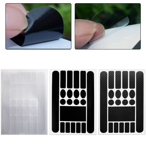 Protective Sticker Chainstay And Frame Protectors Decal Stickers Carbon black 1