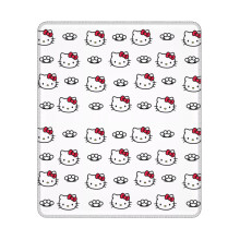 Hello Kitty antislip muismat van rubber, vierkant, waterdicht, geschikt als bureauonderlegger, decoratie voor op het bureau, bureauaccessoire, 10x12