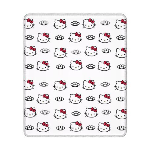 Hello Kitty Αντιολισθητικό Λαστιχένιο Mouse Pad Τετράγωνο Αδιάβροχο Επιτραπέζιο Pad