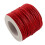 1Roll Waxed Cotton Thread Cords Red 1mm about 100yards/roll 1