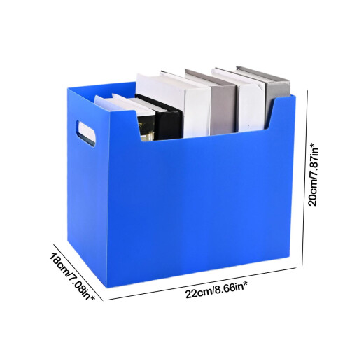 Zeceouar Savings Clearance! Desktop Storage Box Office Sorting Storage Box Stackable Design Humidity And Insect Proof Blue 2