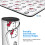 Hello Kitty Αντιολισθητικό Λαστιχένιο Mouse Pad Τετράγωνο Αδιάβροχο Επιτραπέζιο Pad 3