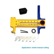 Ferramenta de corte circular ajustável com compasso para cortar círculos de 10 mm a 150 mm de diâmetro.