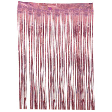 1Pc Christmas Rain Curtain Shiny Background Curtain Birthday Party Decor Curtain