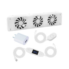 Ventilador de resfriamento inteligente magnético para radiador Household3-Fan, ventilador para lareira de gama média, Mxrv-01