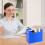 Zeceouar Savings Clearance! Desktop Storage Box Office Sorting Storage Box Stackable Design Humidity And Insect Proof Blue 4