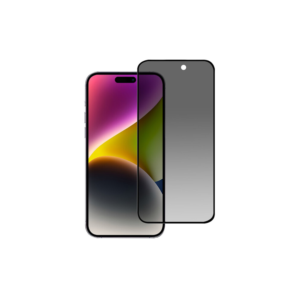 Privacy Full Coverage Tempered Glass Screen Protector Compatible With Iphone 15 Pro 9048212965794