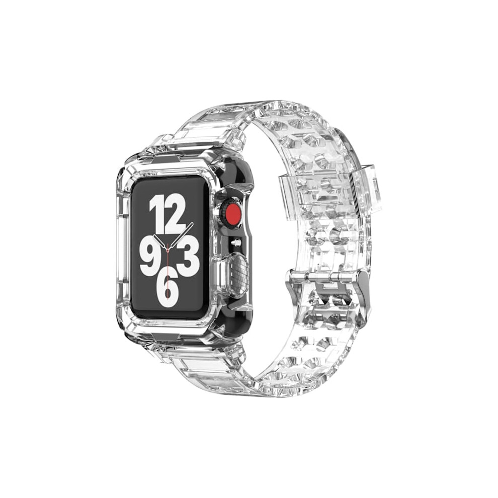 Compatible With Apple Watchwith Apple Watch Compatible Bracelet Tpu Transarent 42/44/415 Mm Transparent One Size 9048212965718