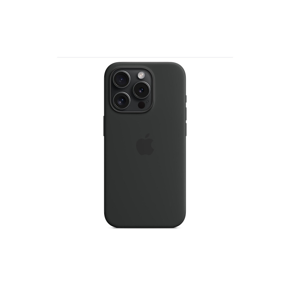 For Compatible With Iphone 15 Pro Max Case Silicone Magnetic Mobile Case Compatible With Magsafe _Xx Compatible With Iphone 15 Pro Max Black 9048212965824
