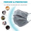 Μάσκες προσώπου Asgyf4-Ply Protection Earloop, 50 τεμάχια (Συσκευασία 1 τεμαχίου) 5