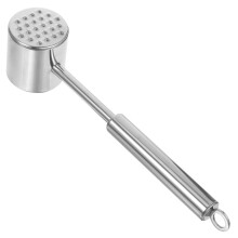 Mazo ablandador de carne de acero inoxidable de 25 cm (10 pulgadas) para utensilios de cocina.